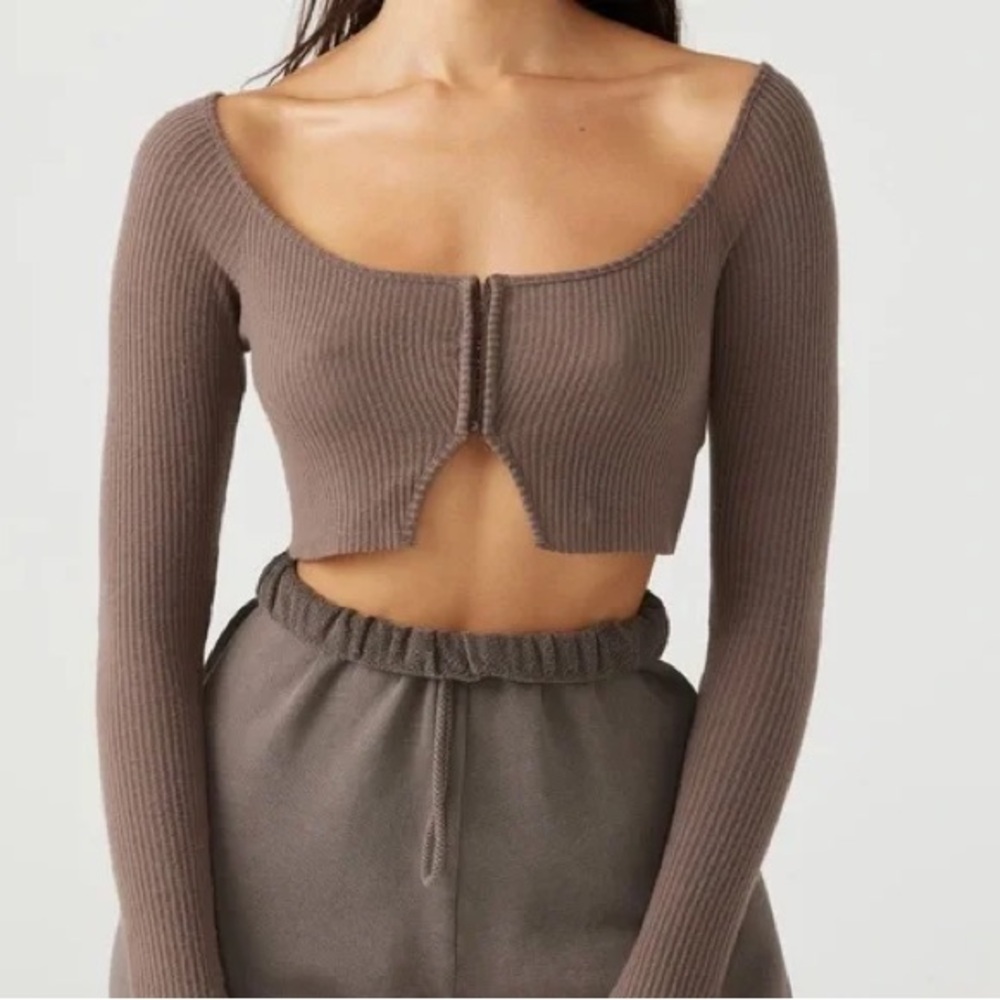 Joah Brown Hook & Eye Cardigan